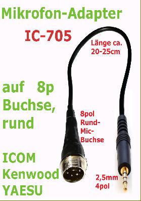 Mikrofon Buchsen Adapter