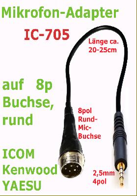 Mikrofon Buchsen Adapter