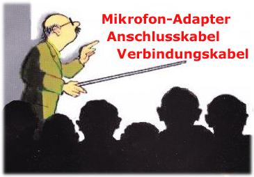 Mikrofon Buchsen Adapter