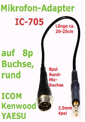 Mikrofon Buchsen Adapter