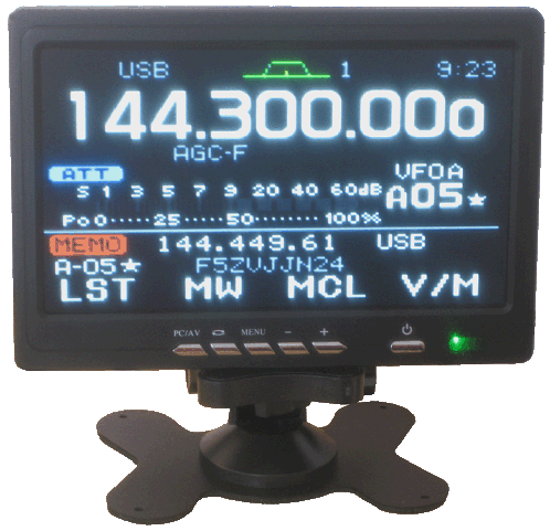 IC-7000 Display