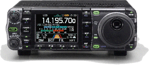 IC-7000 Display